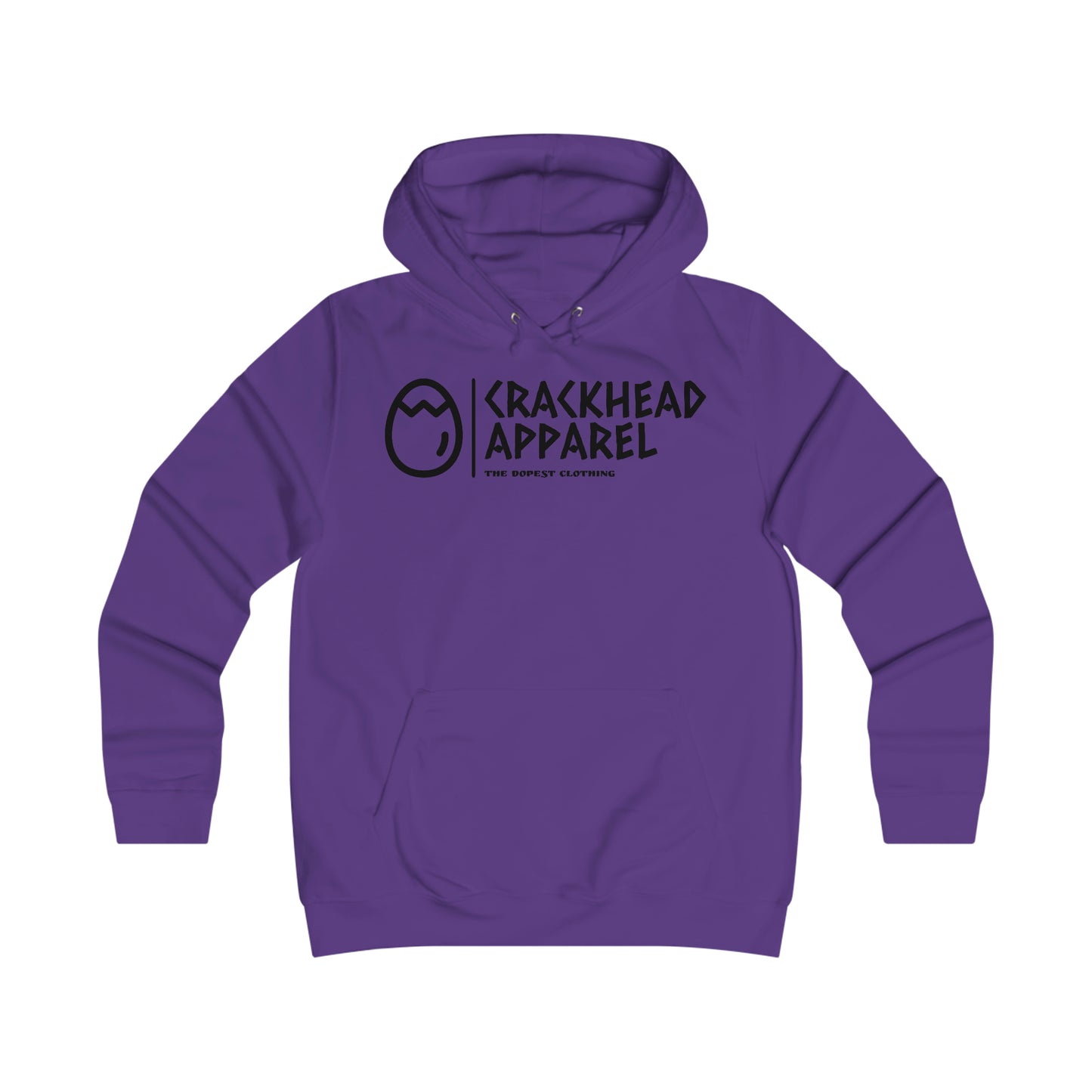 Women's Crackhead Apparel College Hoodie - Crackhead Apparel