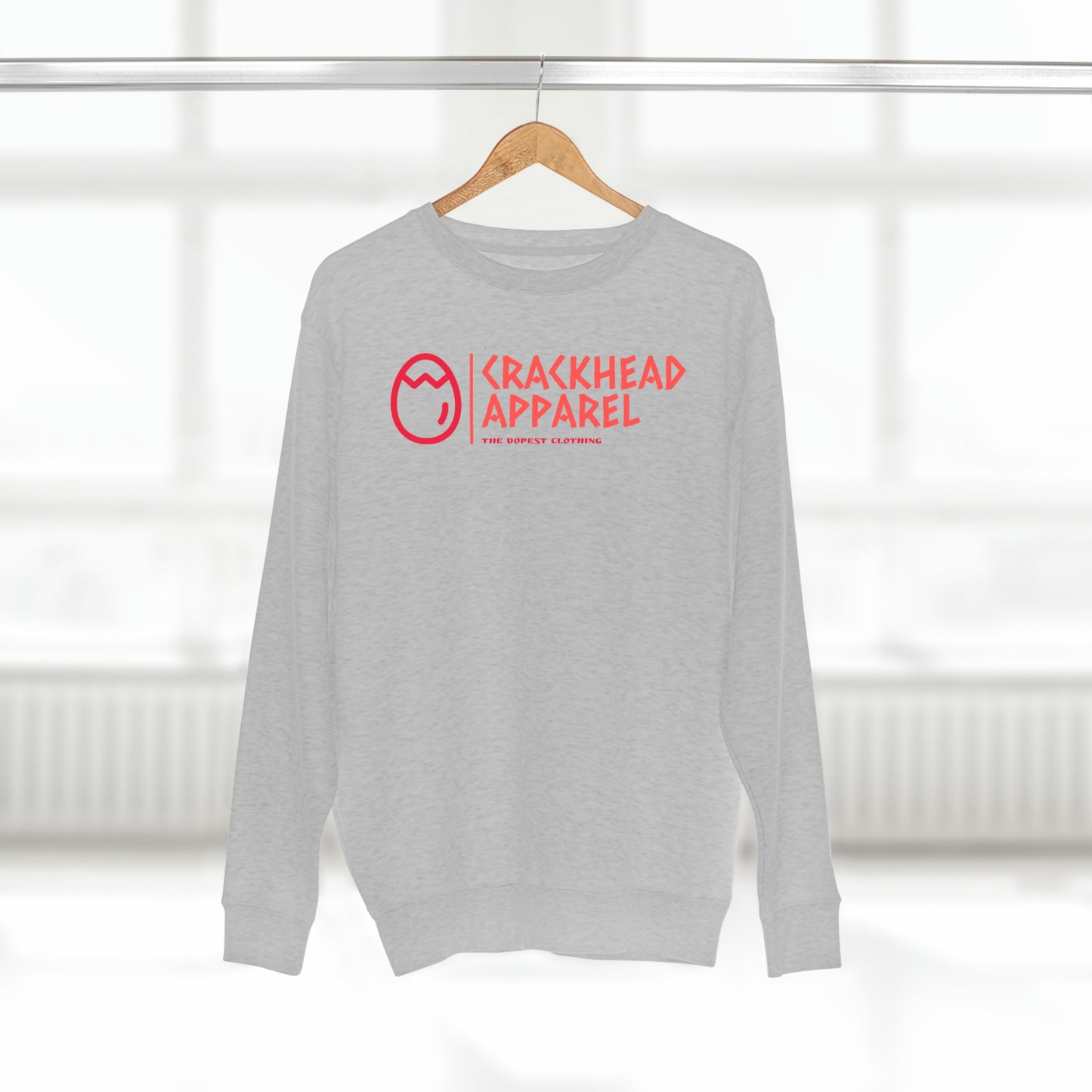 Crackhead Apparel Unisex Premium Crewneck Sweatshirt - Crackhead Apparel