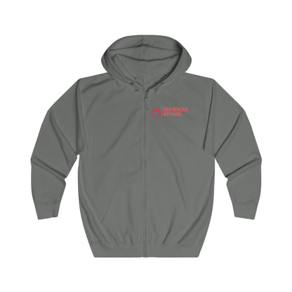 Crackhead Apparel Unisex Full Zip Hoodie - Crackhead Apparel