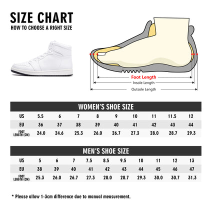 Men's Skullz Crackhead High Top Shoes