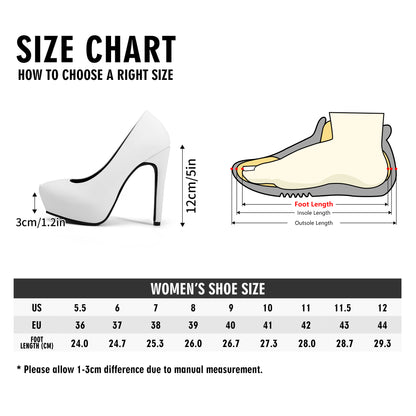 Women Lips 5 Inch High Heels