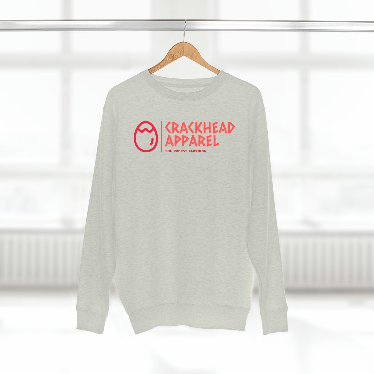 Crackhead Apparel Unisex Premium Crewneck Sweatshirt - Crackhead Apparel