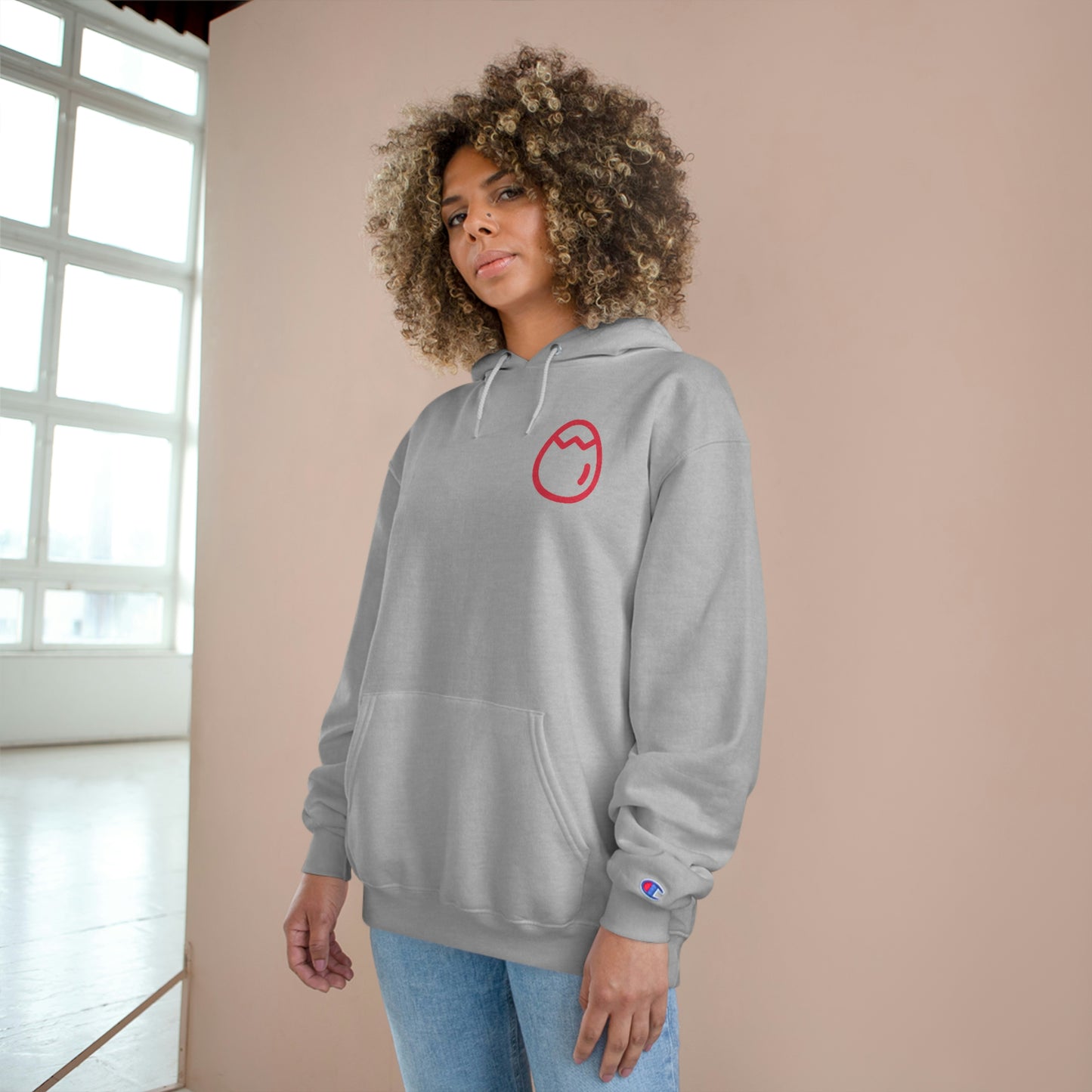 Champion Crackhead Egg Hoodie - Crackhead Apparel