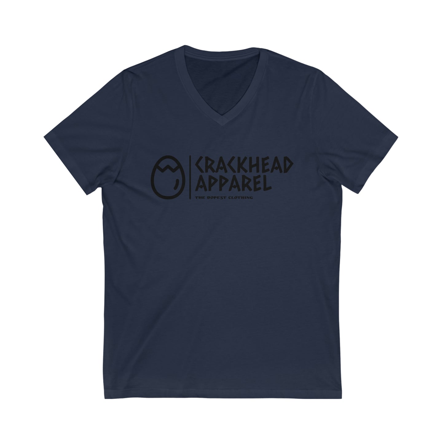 Crackhead Apparel Unisex Jersey Short Sleeve V-Neck Tee - Crackhead Apparel