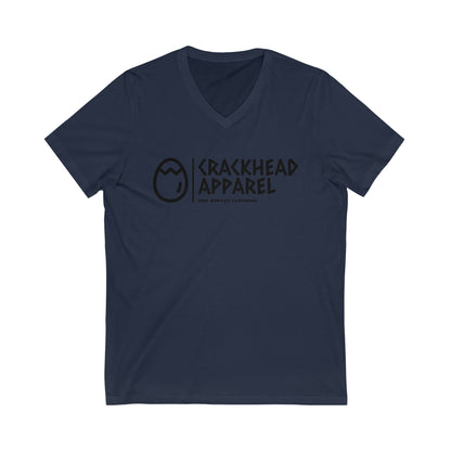 Crackhead Apparel Unisex Jersey Short Sleeve V-Neck Tee - Crackhead Apparel