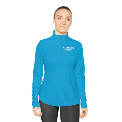 Ladies Crackhead Apparel Quarter-Zip Pullover - Crackhead Apparel