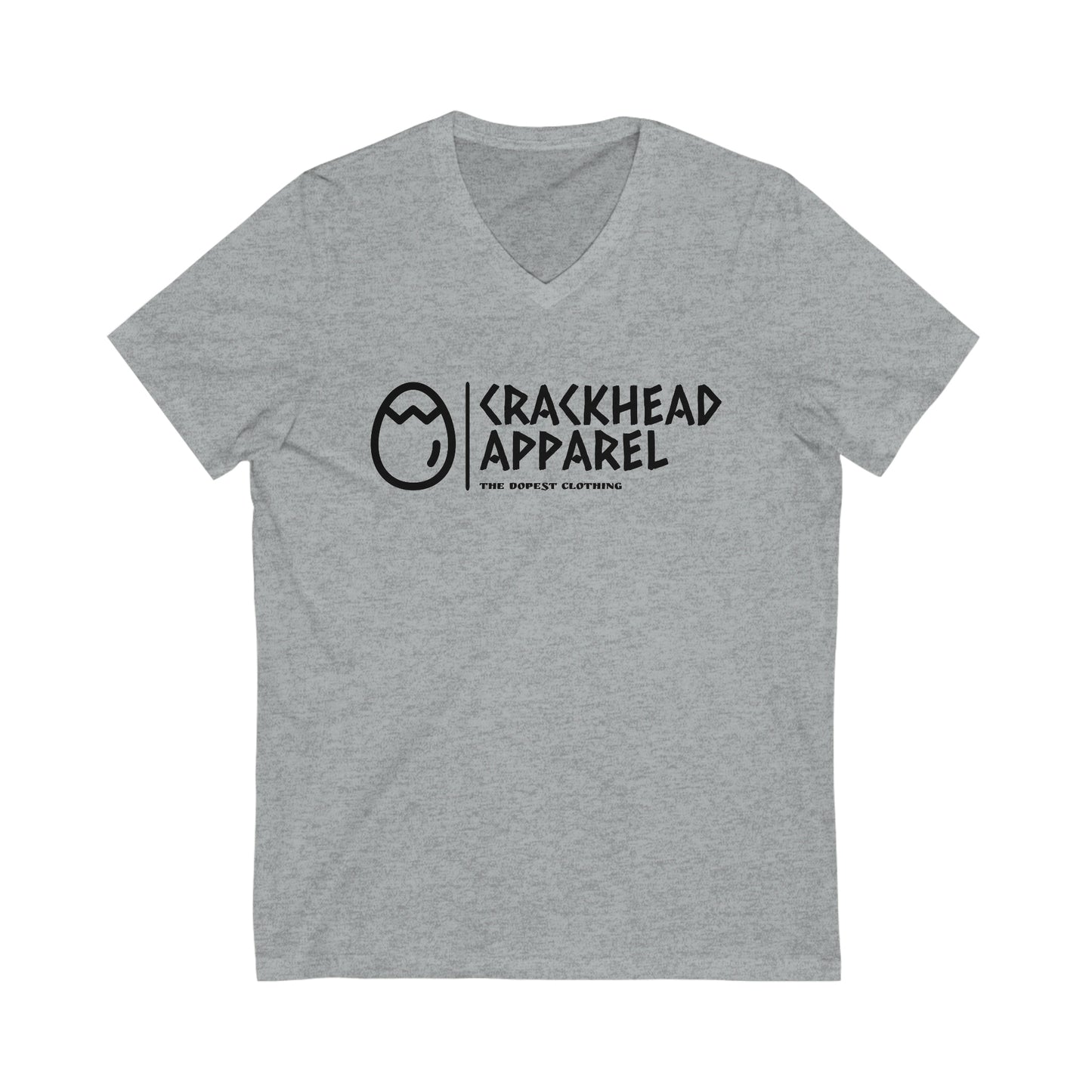 Crackhead Apparel Unisex Jersey Short Sleeve V-Neck Tee - Crackhead Apparel