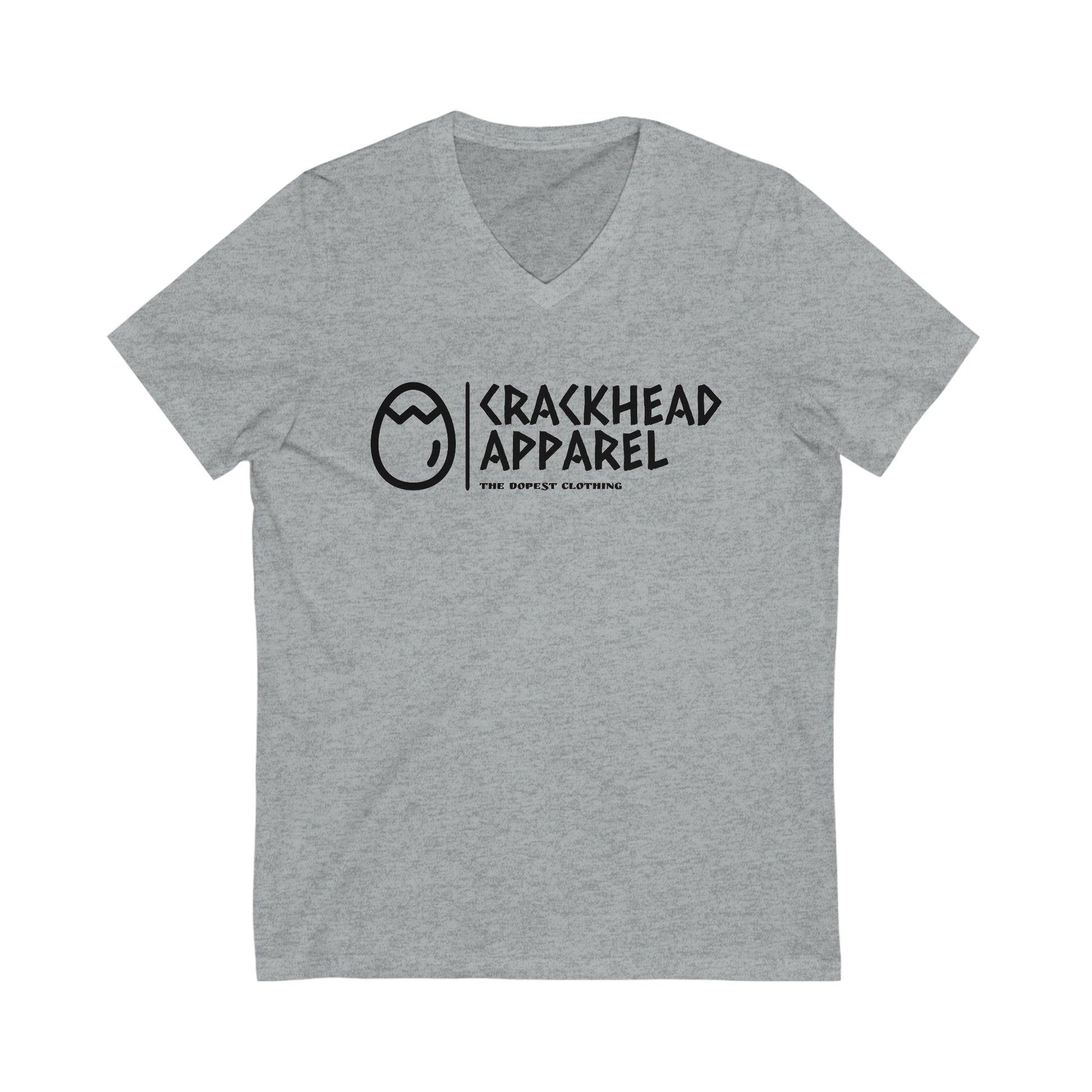 Crackhead Apparel Unisex Jersey Short Sleeve V-Neck Tee - Crackhead Apparel