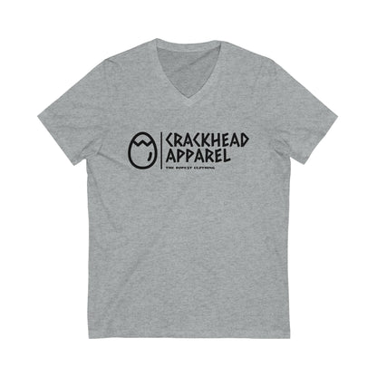 Crackhead Apparel Unisex Jersey Short Sleeve V-Neck Tee - Crackhead Apparel