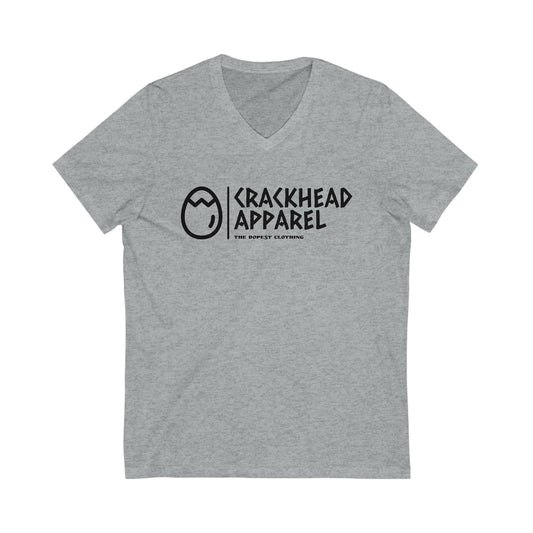 Crackhead Apparel Unisex Jersey Short Sleeve V-Neck Tee - Crackhead Apparel