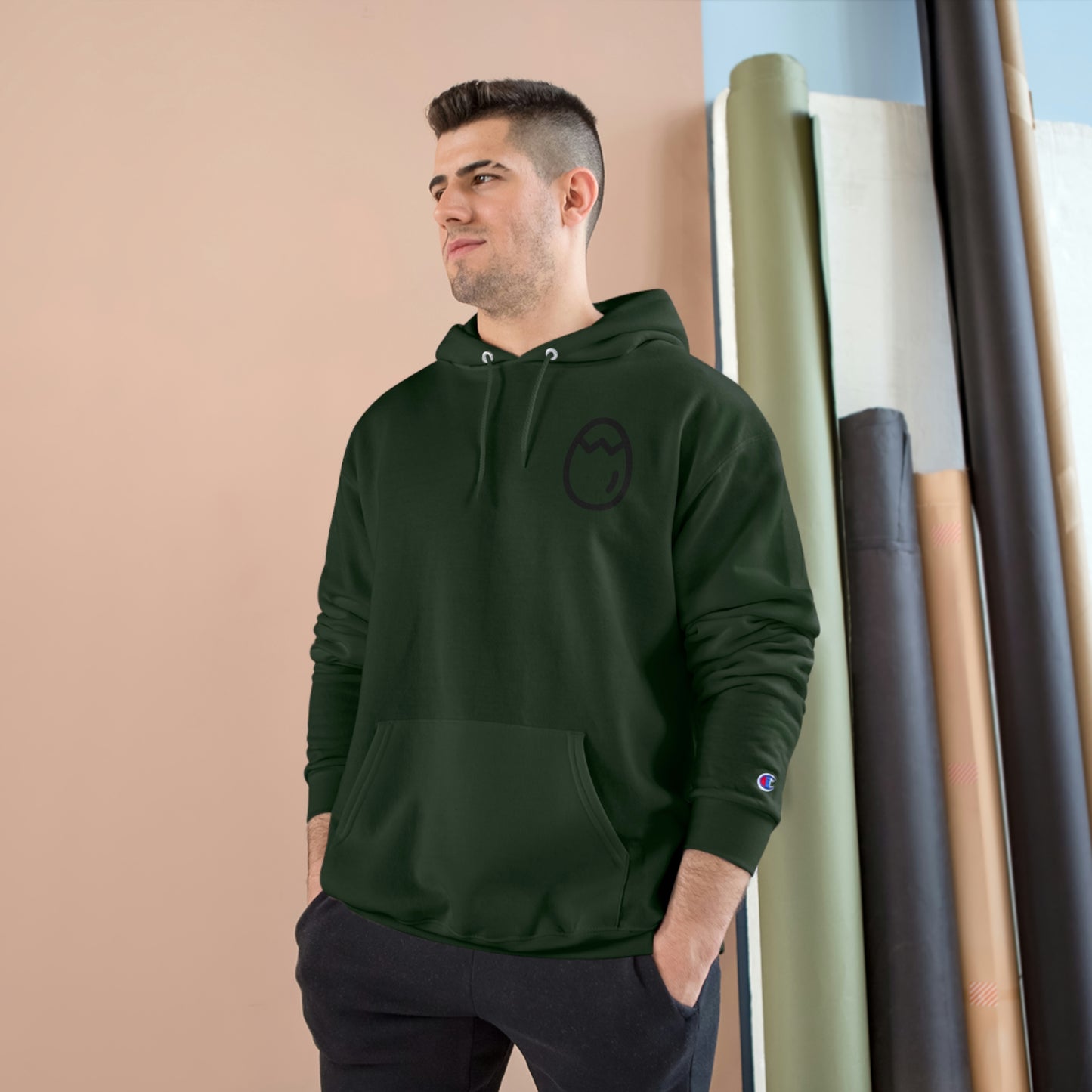 Champion Crackhead Egg Hoodie - Crackhead Apparel