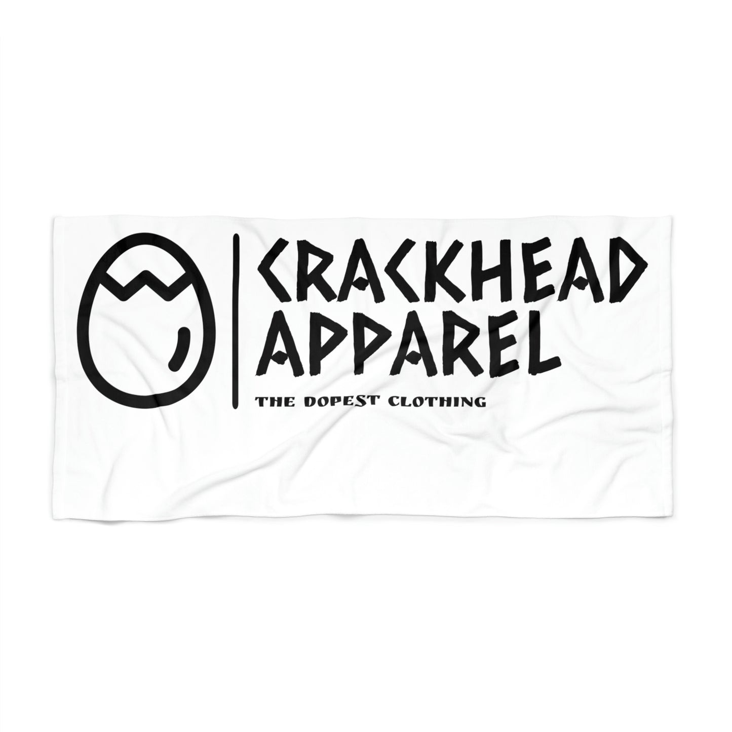 Crackhead Apparel Beach Towel - Crackhead Apparel