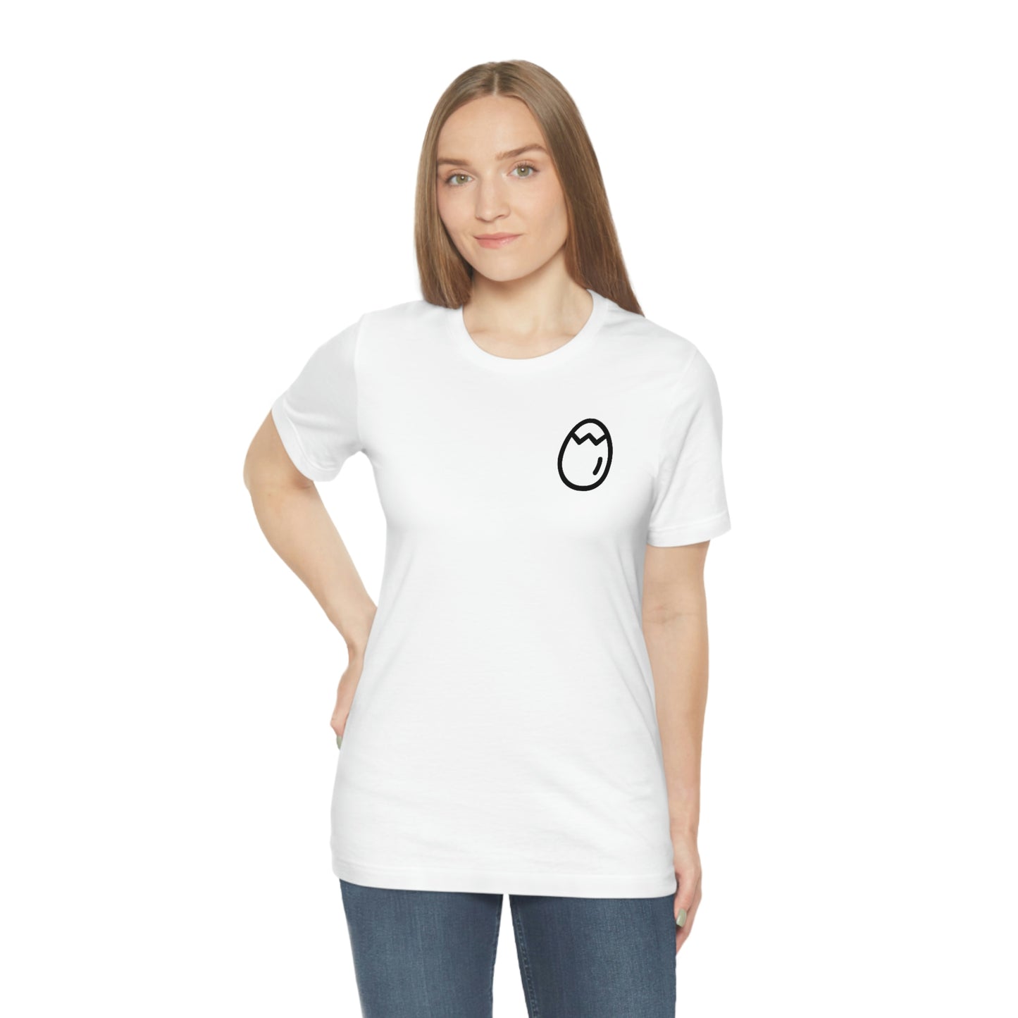 Unisex Crackhead Egg Jersey Short Sleeve Tee - Crackhead Apparel