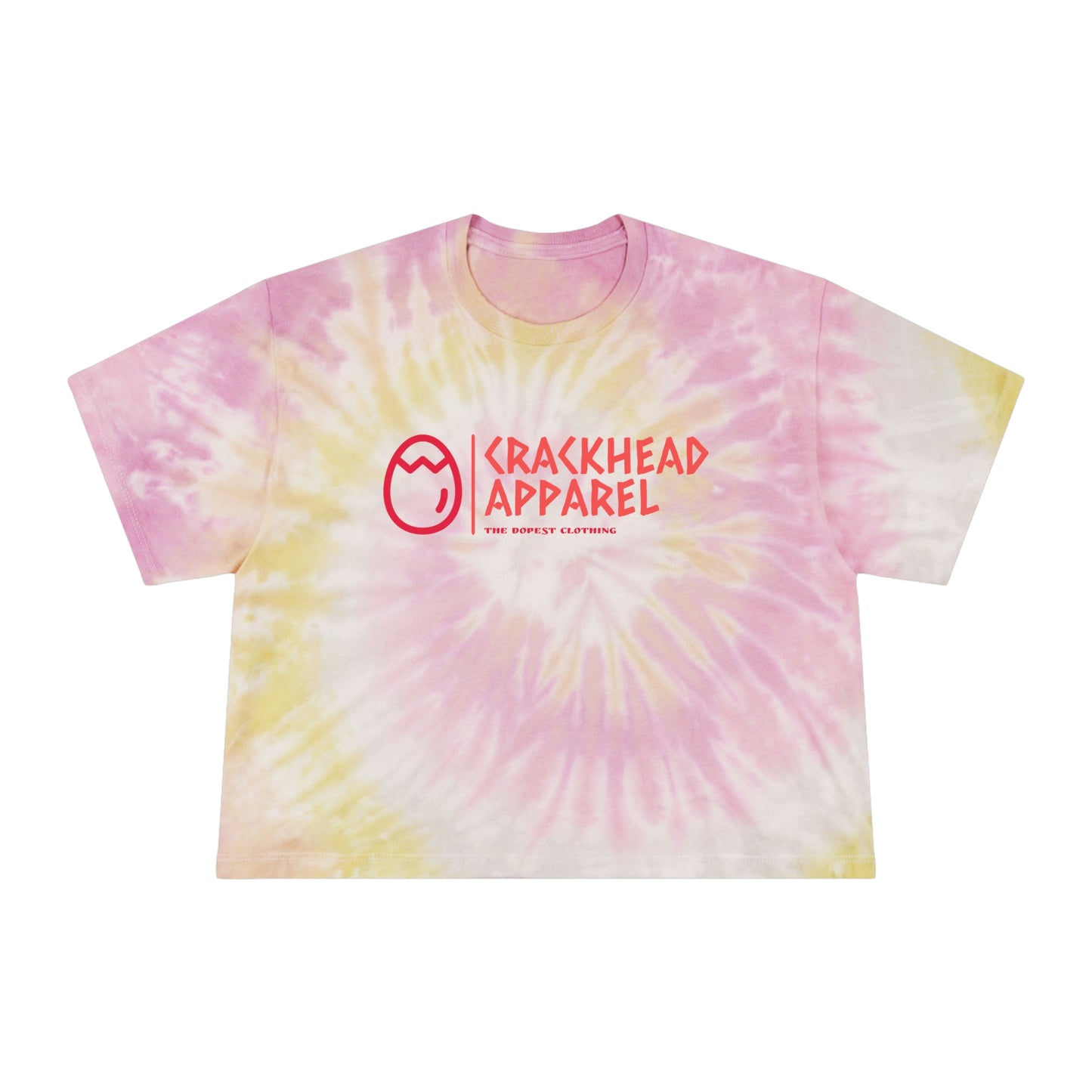 Women's Crackhead Apparel Tie-Dye Crop Tee - Crackhead Apparel