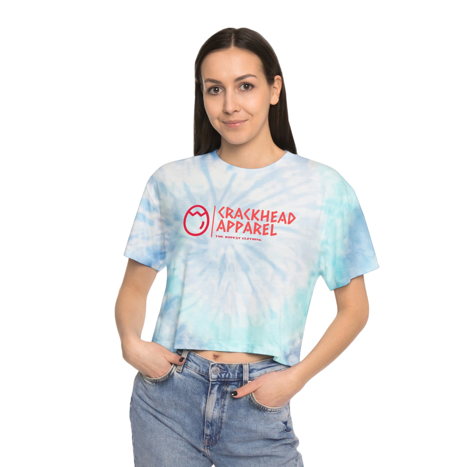 Women's Crackhead Apparel Tie-Dye Crop Tee - Crackhead Apparel