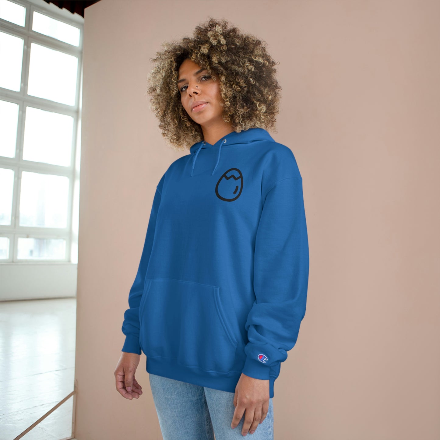 Champion Crackhead Egg Hoodie - Crackhead Apparel