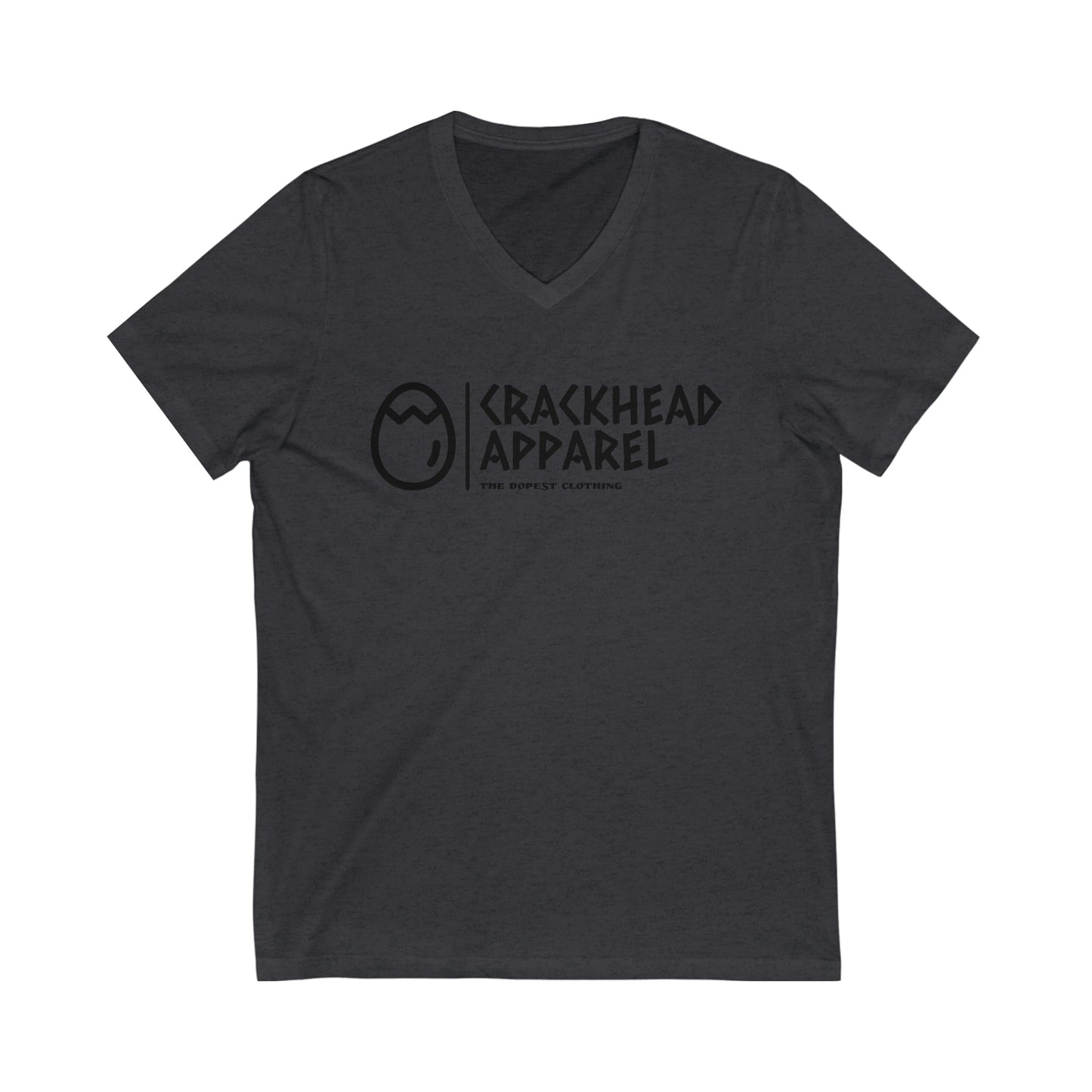 Crackhead Apparel Unisex Jersey Short Sleeve V-Neck Tee - Crackhead Apparel