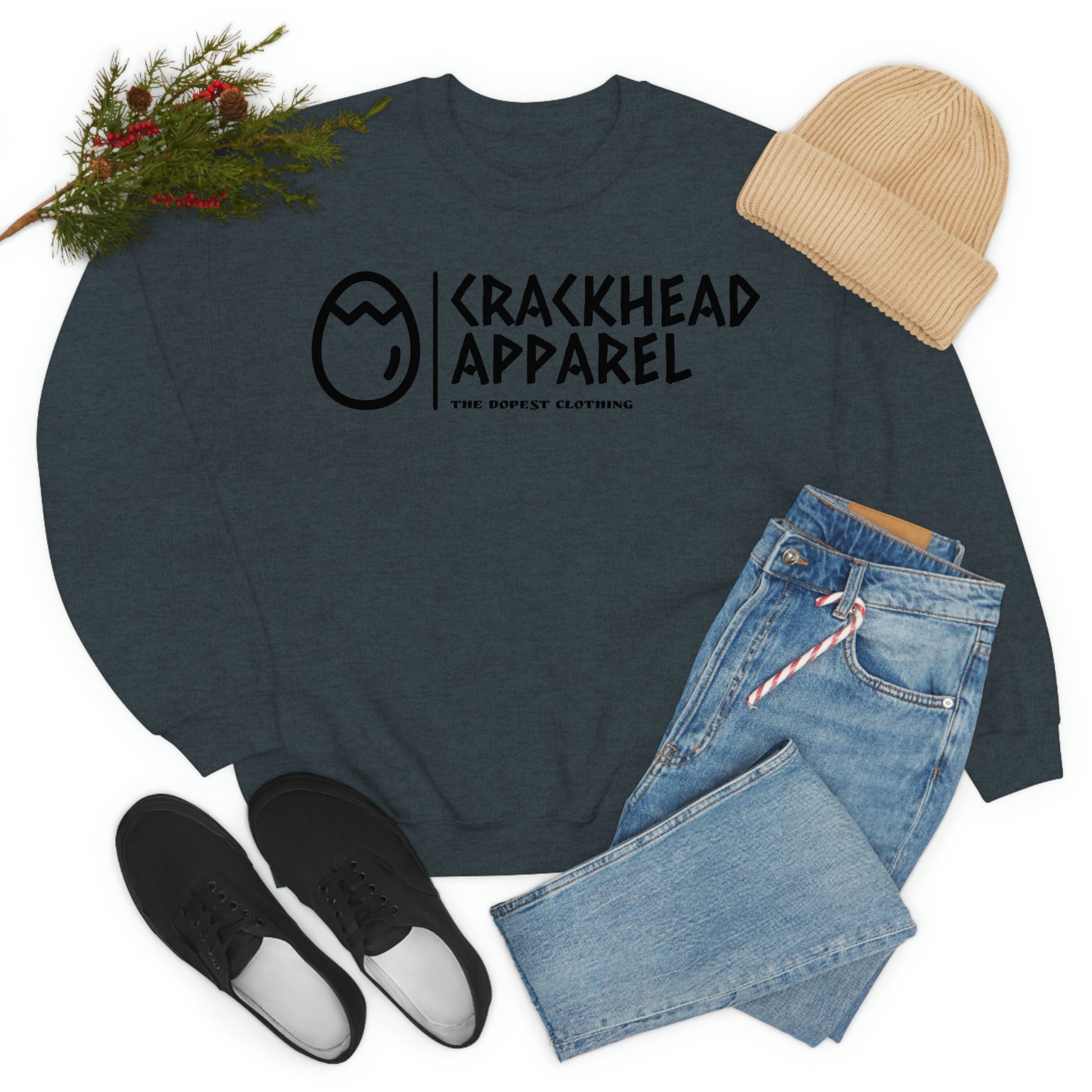 Crackhead Apparel Unisex Heavy Blend™ Crewneck Sweatshirt - Crackhead Apparel