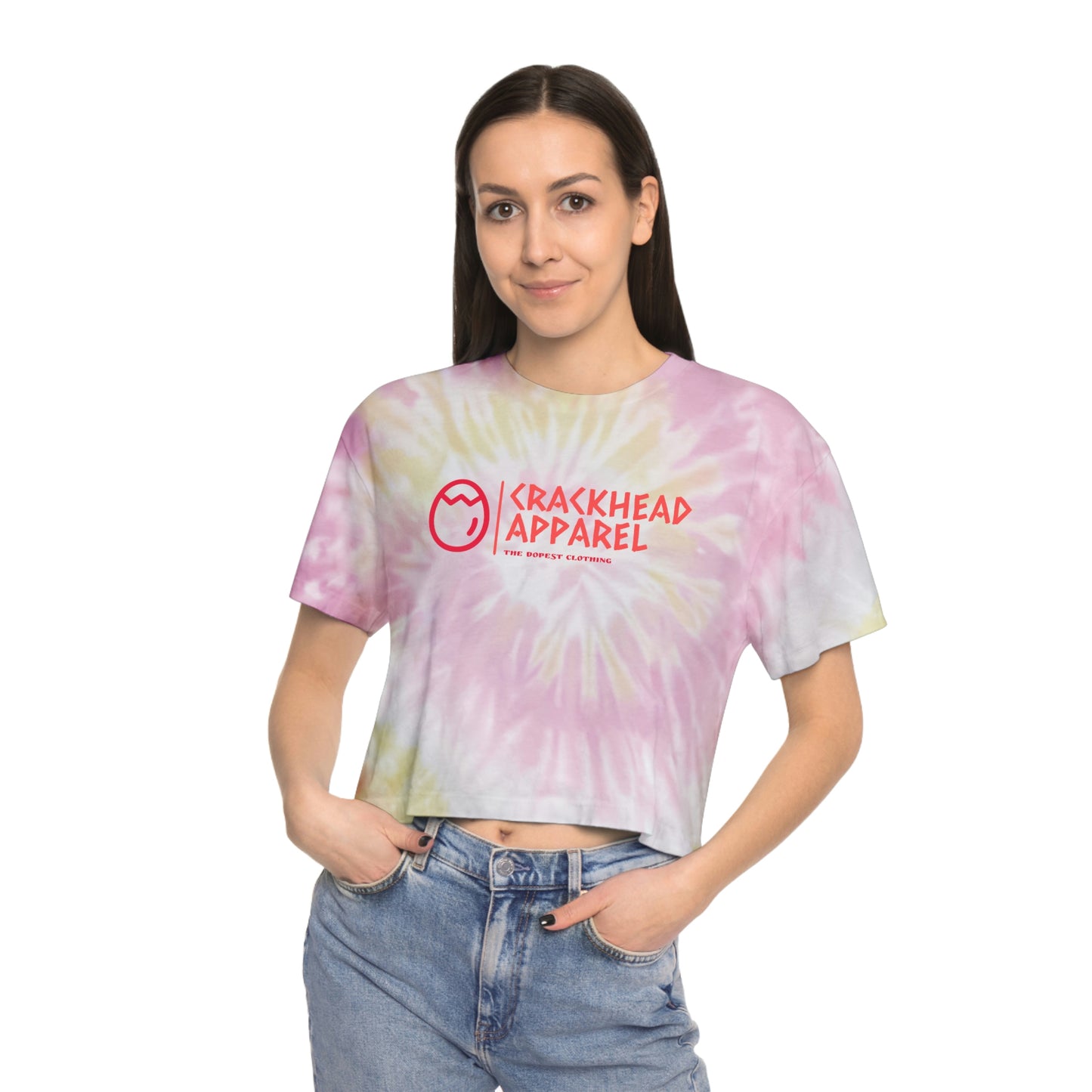 Women's Crackhead Apparel Tie-Dye Crop Tee - Crackhead Apparel