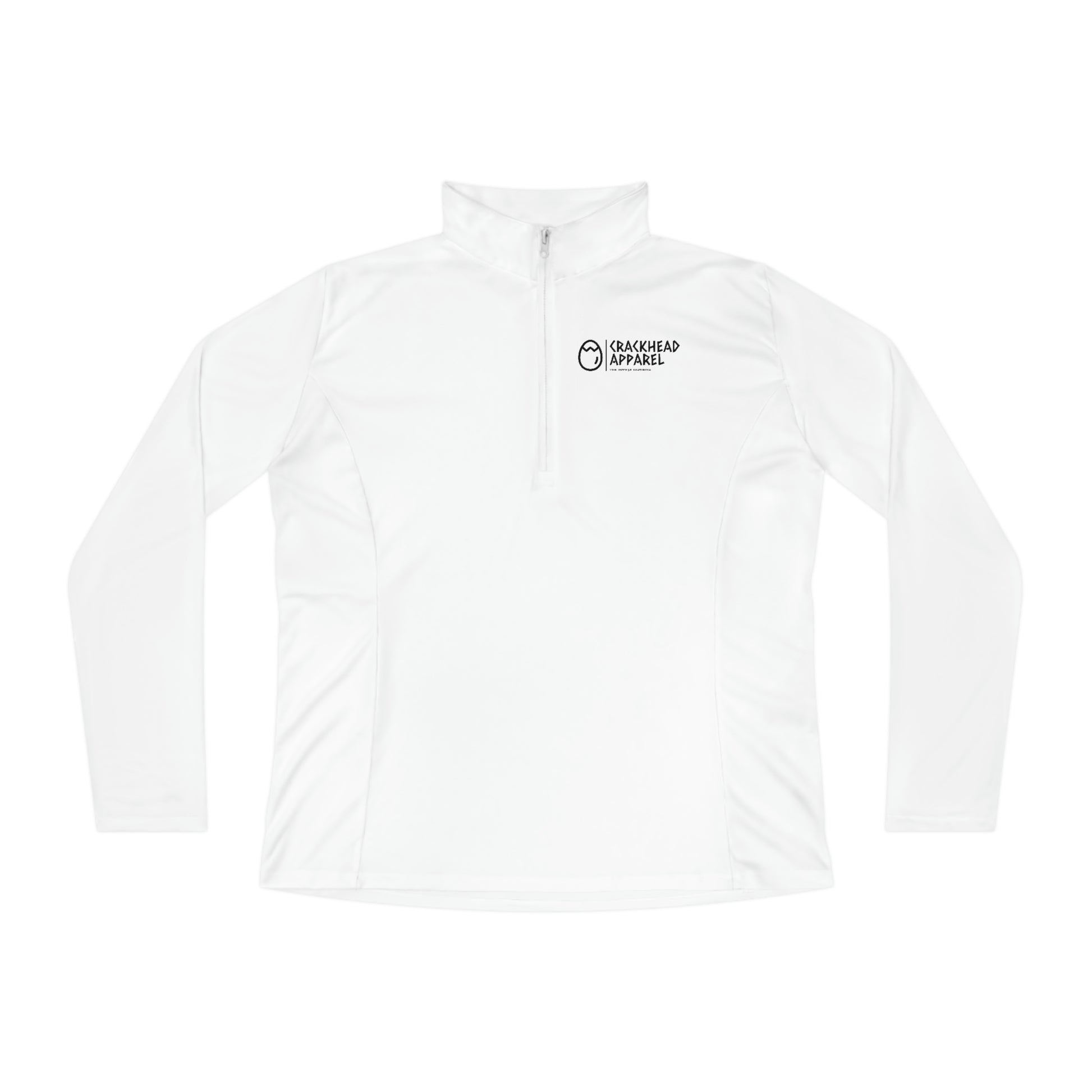 Ladies Crackhead Apparel Quarter-Zip Pullover - Crackhead Apparel