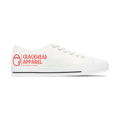 Women's Crackhead Apparel Low Top Sneakers - Crackhead Apparel