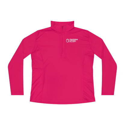 Ladies Crackhead Apparel Quarter-Zip Pullover - Crackhead Apparel