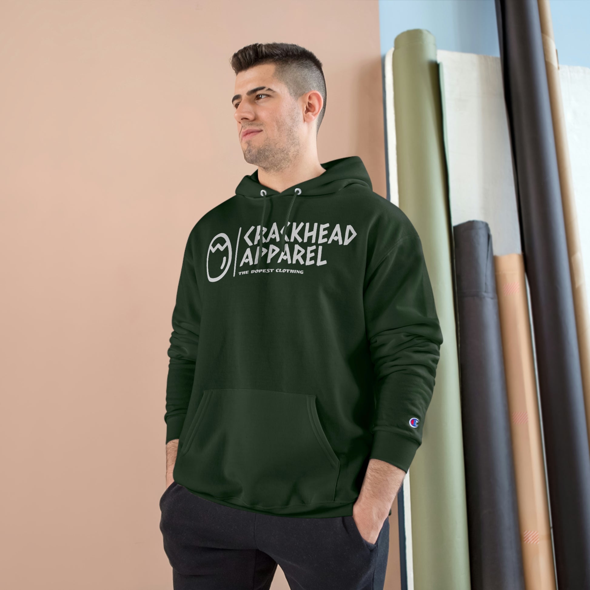 Champion Crackhead Apparel Hoodie - Crackhead Apparel