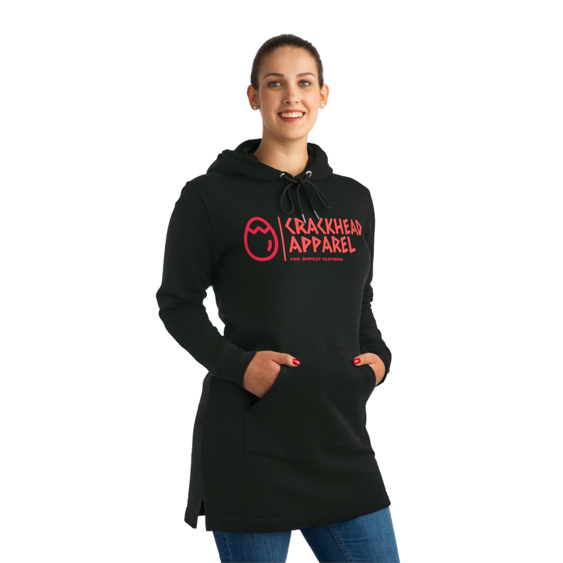 Crackhead Apparel Hoodie Dress - Crackhead Apparel