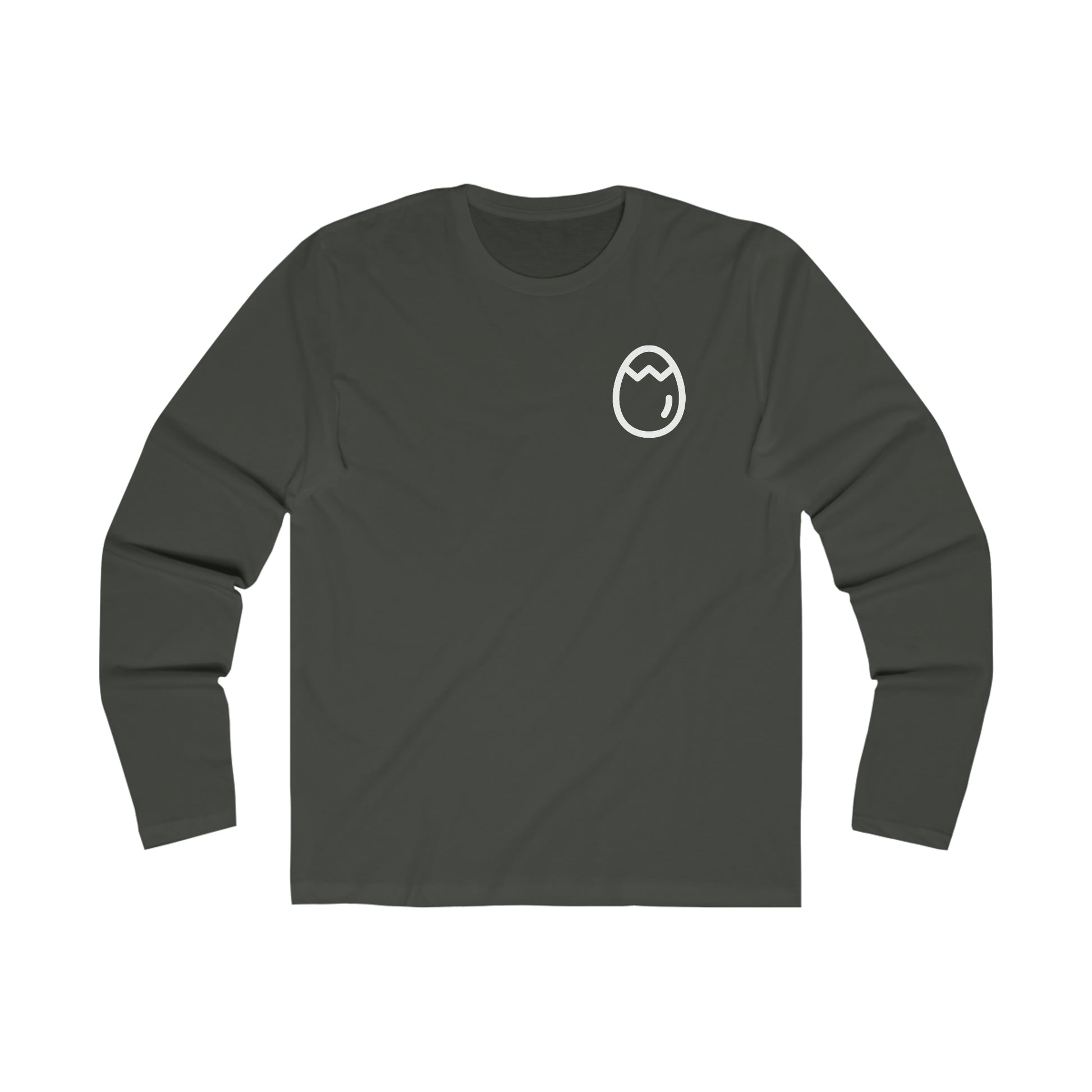 Men's Crackhead Egg Long Sleeve Shirt - Crackhead Apparel