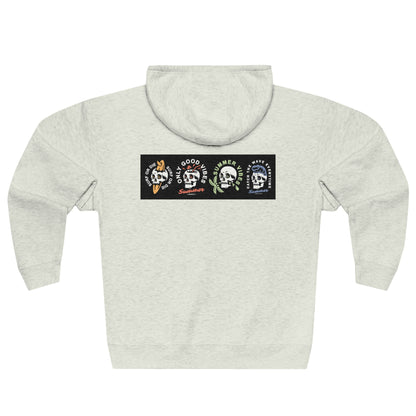 Crackhead Apparel Unisex Premium Full Zip Hoodie - Crackhead Apparel