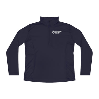 Ladies Crackhead Apparel Quarter-Zip Pullover - Crackhead Apparel