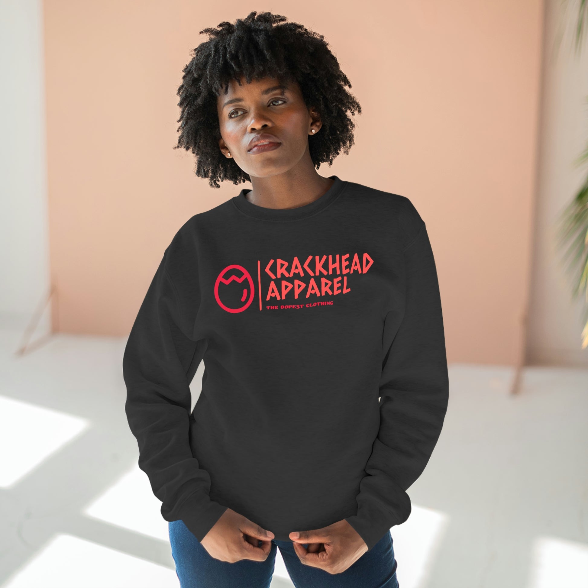 Crackhead Apparel Unisex Premium Crewneck Sweatshirt - Crackhead Apparel