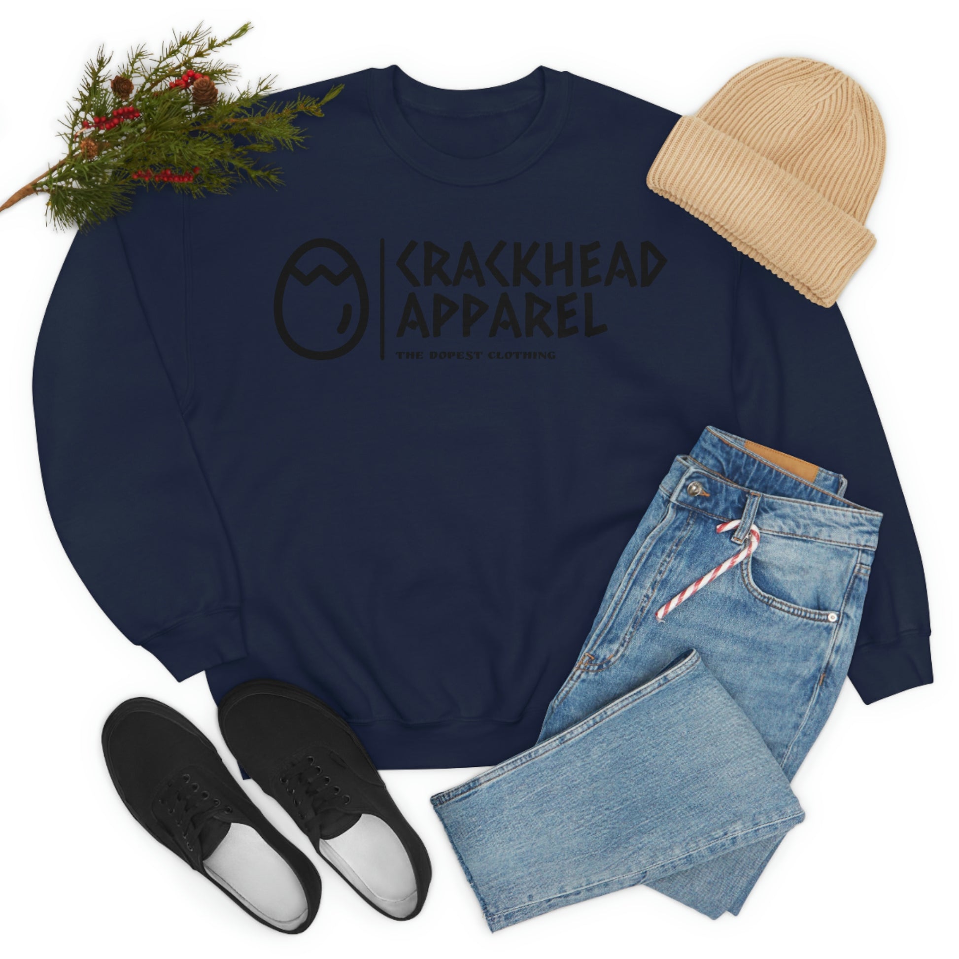 Crackhead Apparel Unisex Heavy Blend™ Crewneck Sweatshirt - Crackhead Apparel