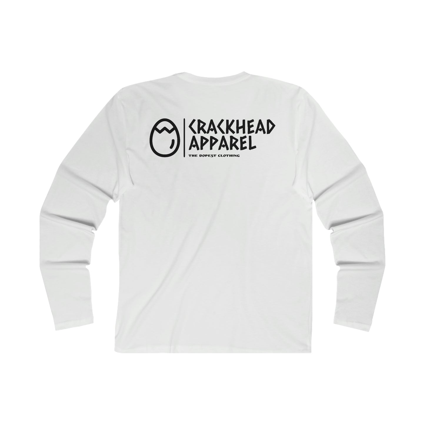 Men's Crackhead Egg Long Sleeve Shirt - Crackhead Apparel