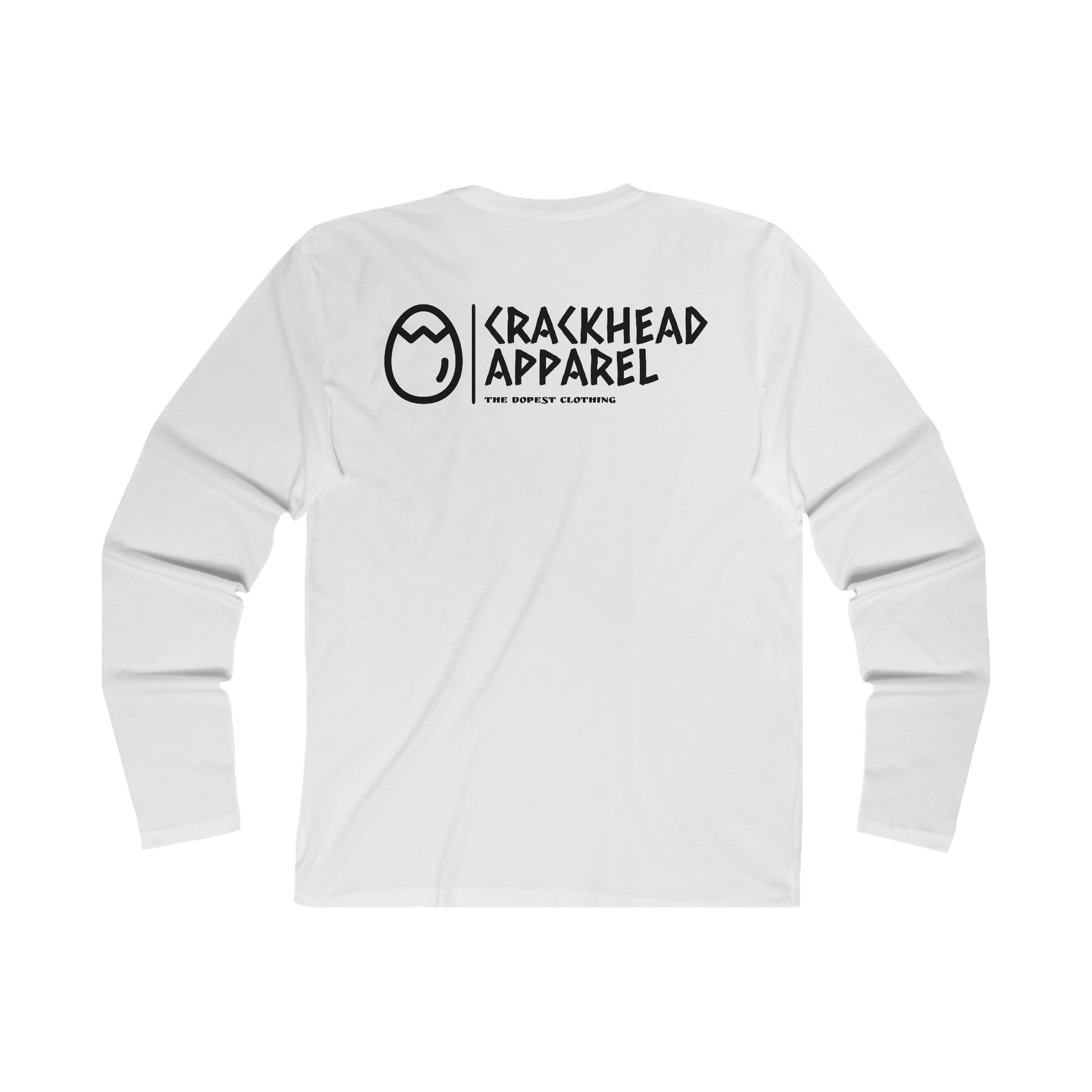 Men's Crackhead Egg Long Sleeve Shirt - Crackhead Apparel