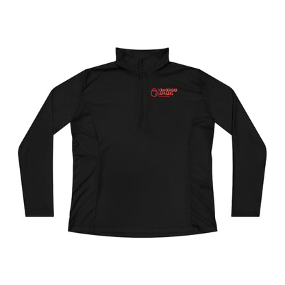 Ladies Crackhead Apparel Quarter-Zip Pullover - Crackhead Apparel