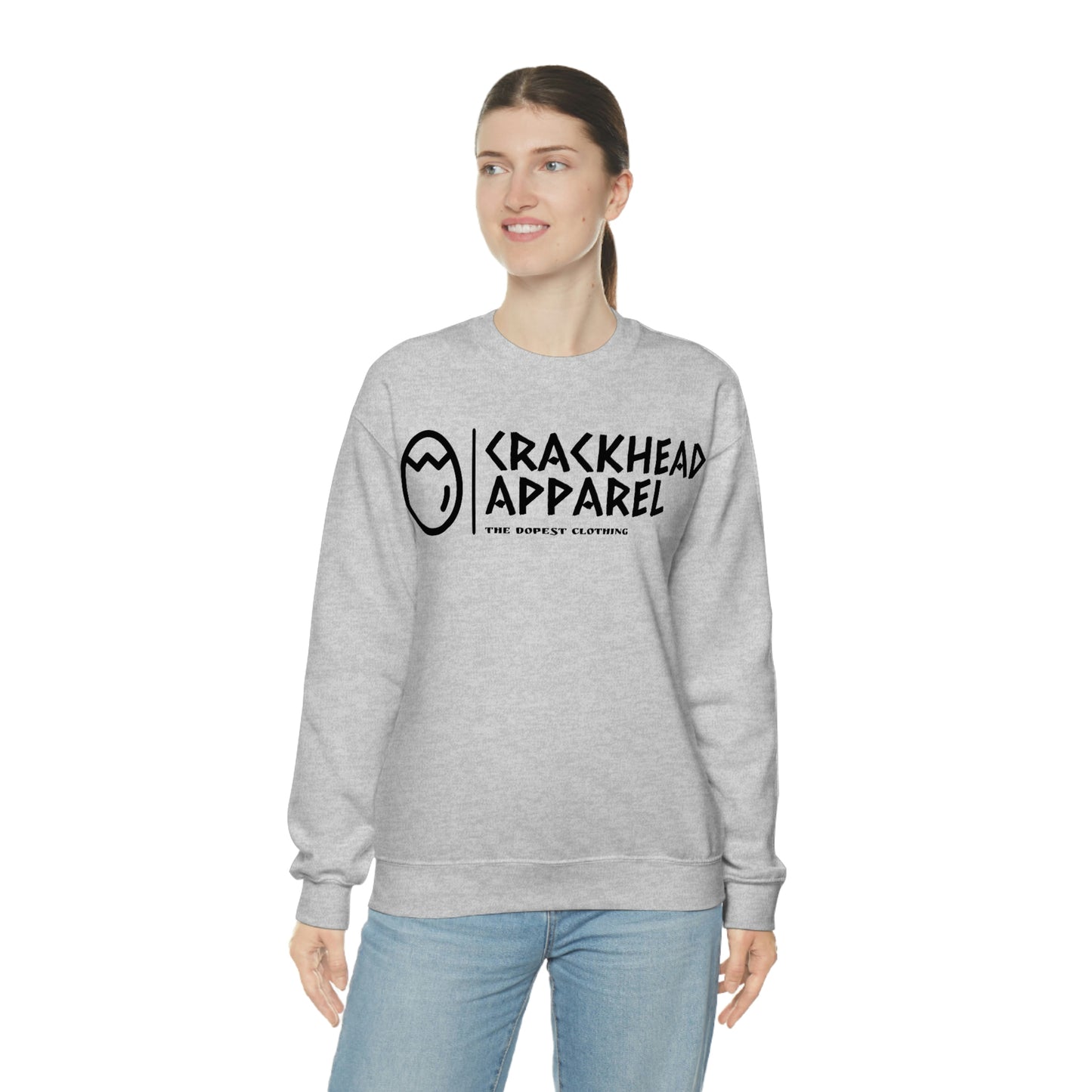 Crackhead Apparel Unisex Heavy Blend™ Crewneck Sweatshirt - Crackhead Apparel