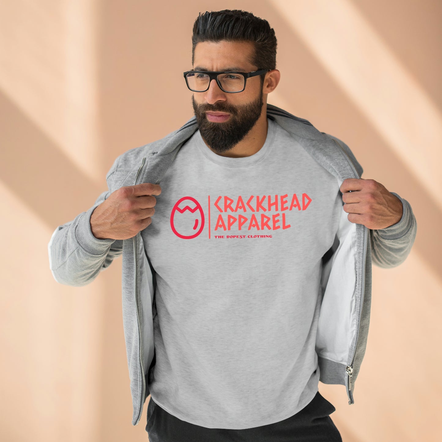 Crackhead Apparel Unisex Premium Crewneck Sweatshirt - Crackhead Apparel