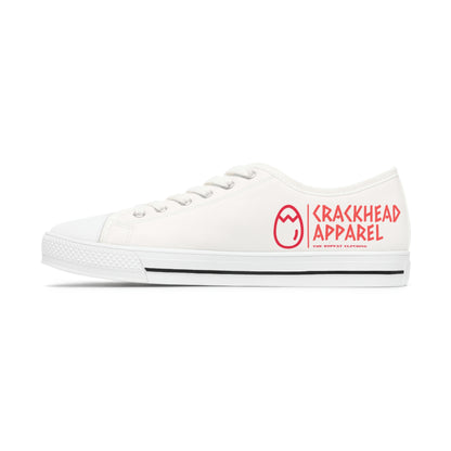 Women's Crackhead Apparel Low Top Sneakers - Crackhead Apparel