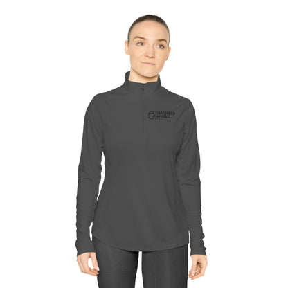 Ladies Crackhead Apparel Quarter-Zip Pullover - Crackhead Apparel