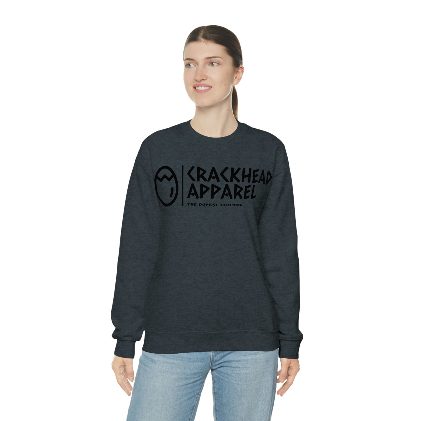 Crackhead Apparel Unisex Heavy Blend™ Crewneck Sweatshirt - Crackhead Apparel