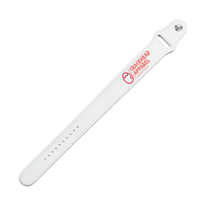 Crackhead Apparel Faux Leather Wristband - Crackhead Apparel