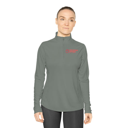 Ladies Crackhead Apparel Quarter-Zip Pullover - Crackhead Apparel