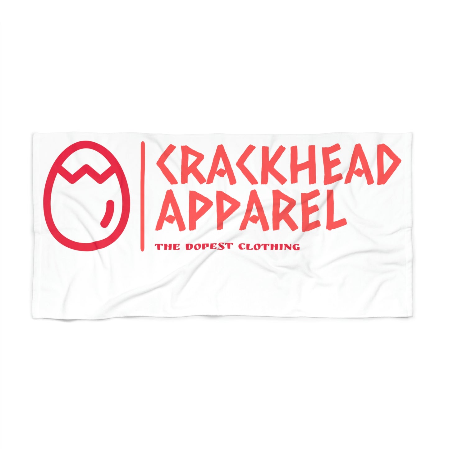 Crackhead Apparel Beach Towel - Crackhead Apparel