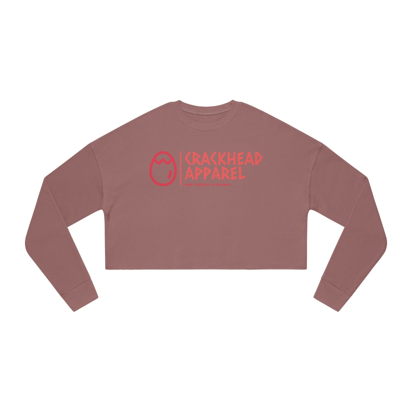 Women's Crackhead Apparel Cropped Sweatshirt - Crackhead Apparel