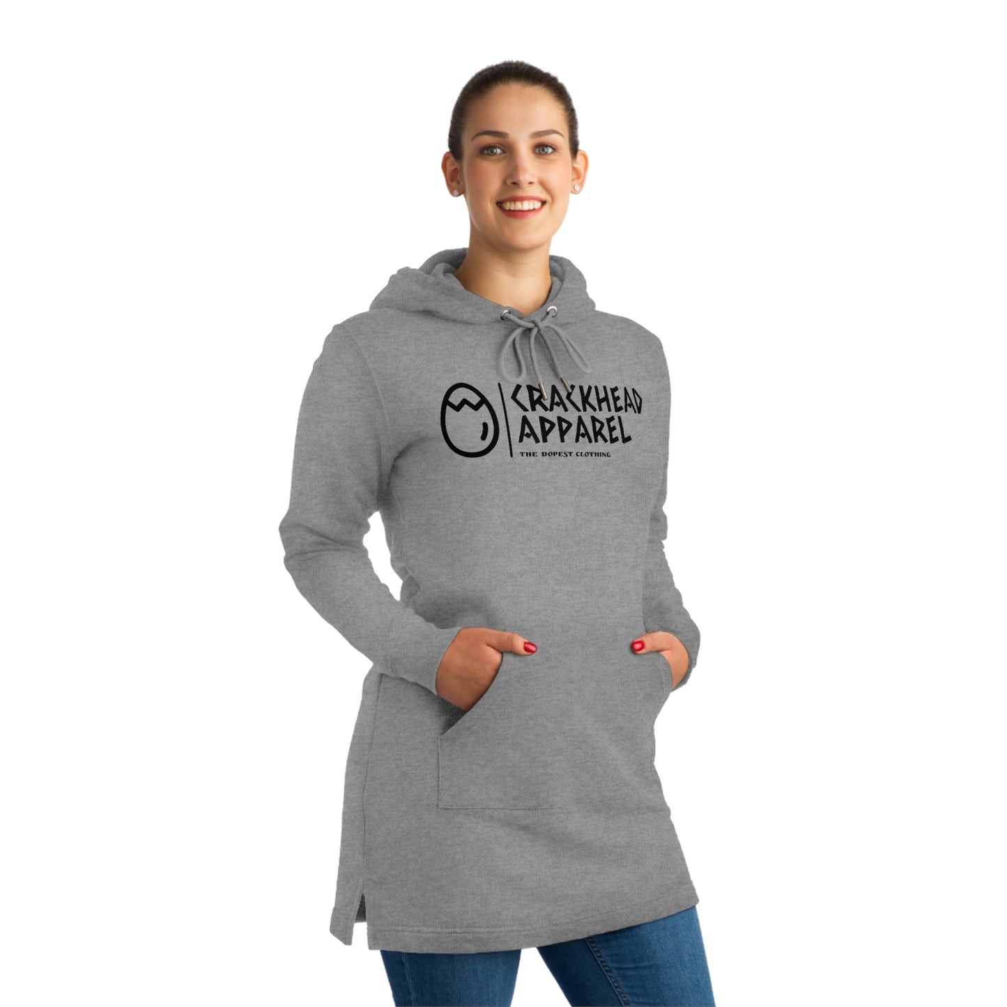 Crackhead Apparel Hoodie Dress - Crackhead Apparel