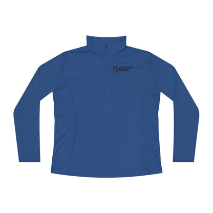 Ladies Crackhead Apparel Quarter-Zip Pullover - Crackhead Apparel