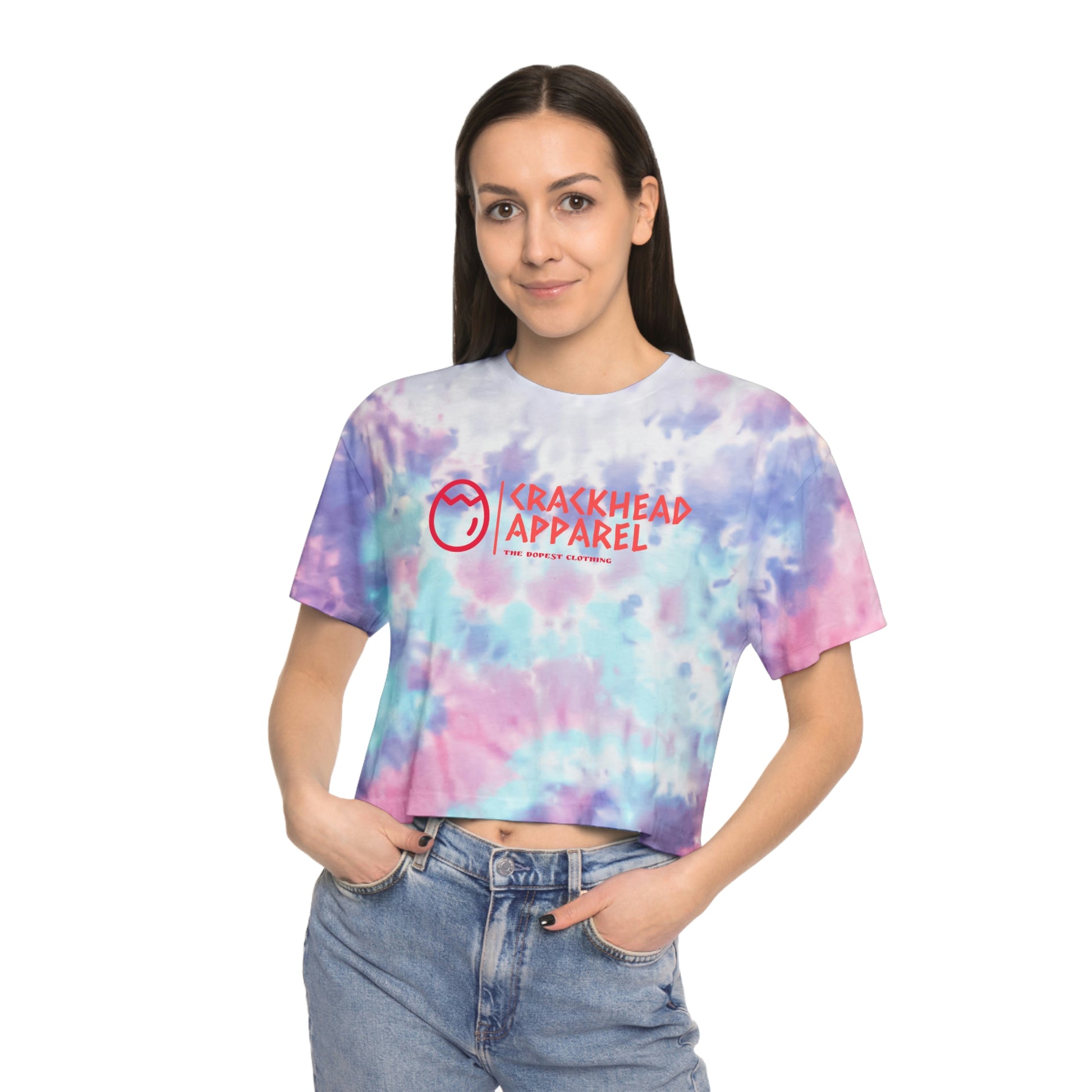 Women's Crackhead Apparel Tie-Dye Crop Tee - Crackhead Apparel