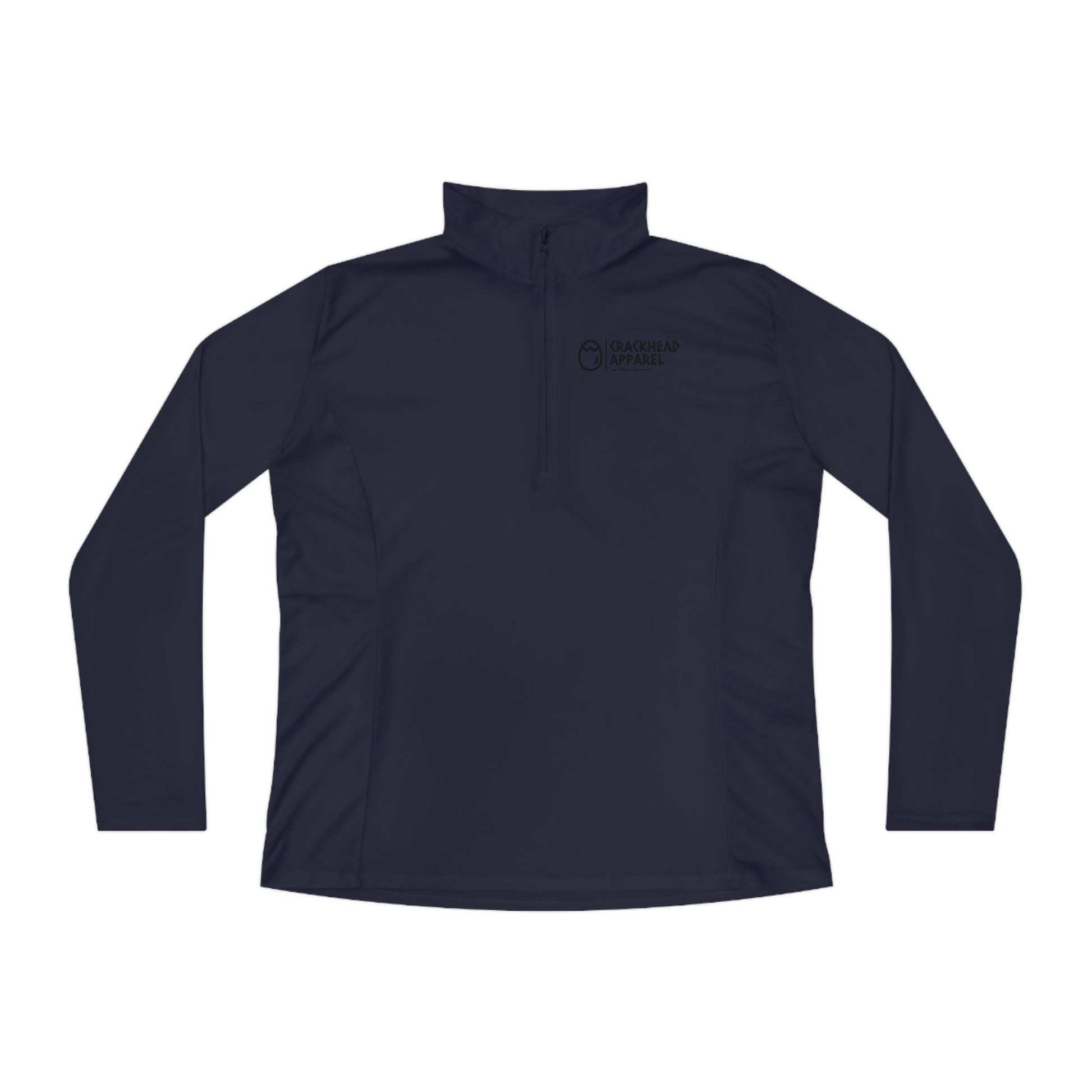 Ladies Crackhead Apparel Quarter-Zip Pullover - Crackhead Apparel