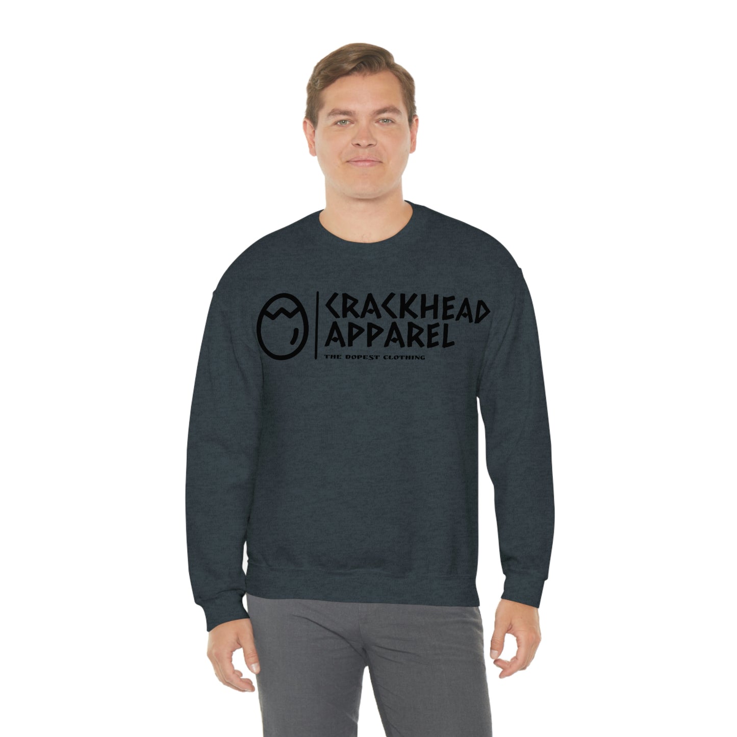 Crackhead Apparel Unisex Heavy Blend™ Crewneck Sweatshirt - Crackhead Apparel